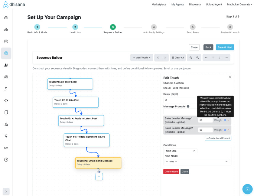 Dhisana AI Landing Page