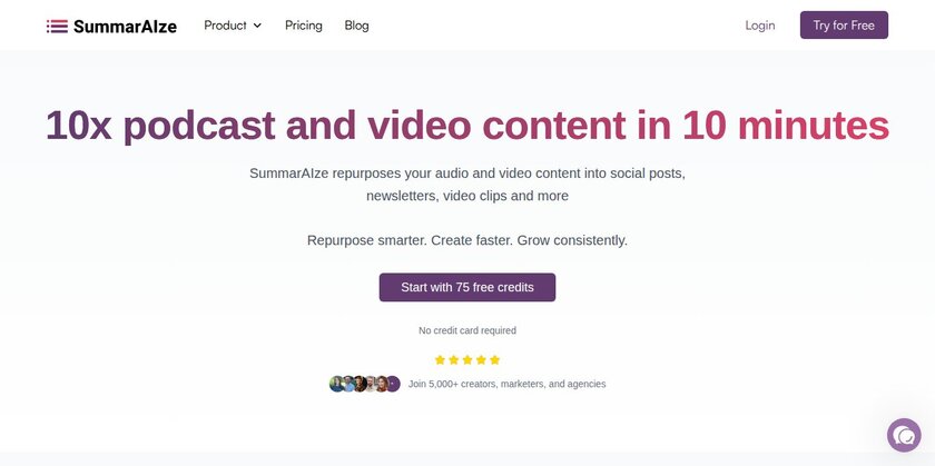 SummarAIze Landing Page