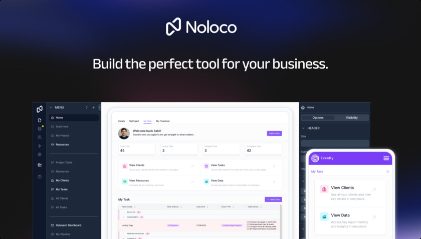 Noloco Landing Page
