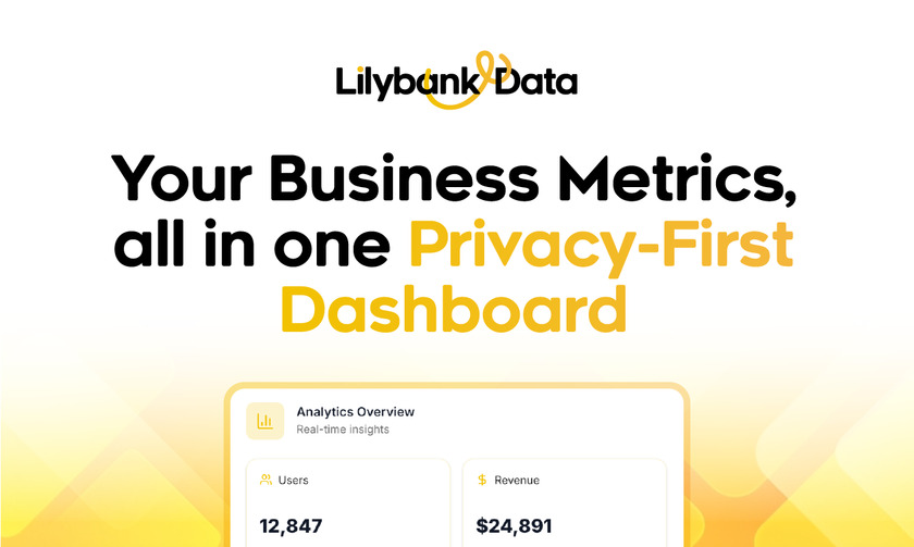 LilybankData Landing Page