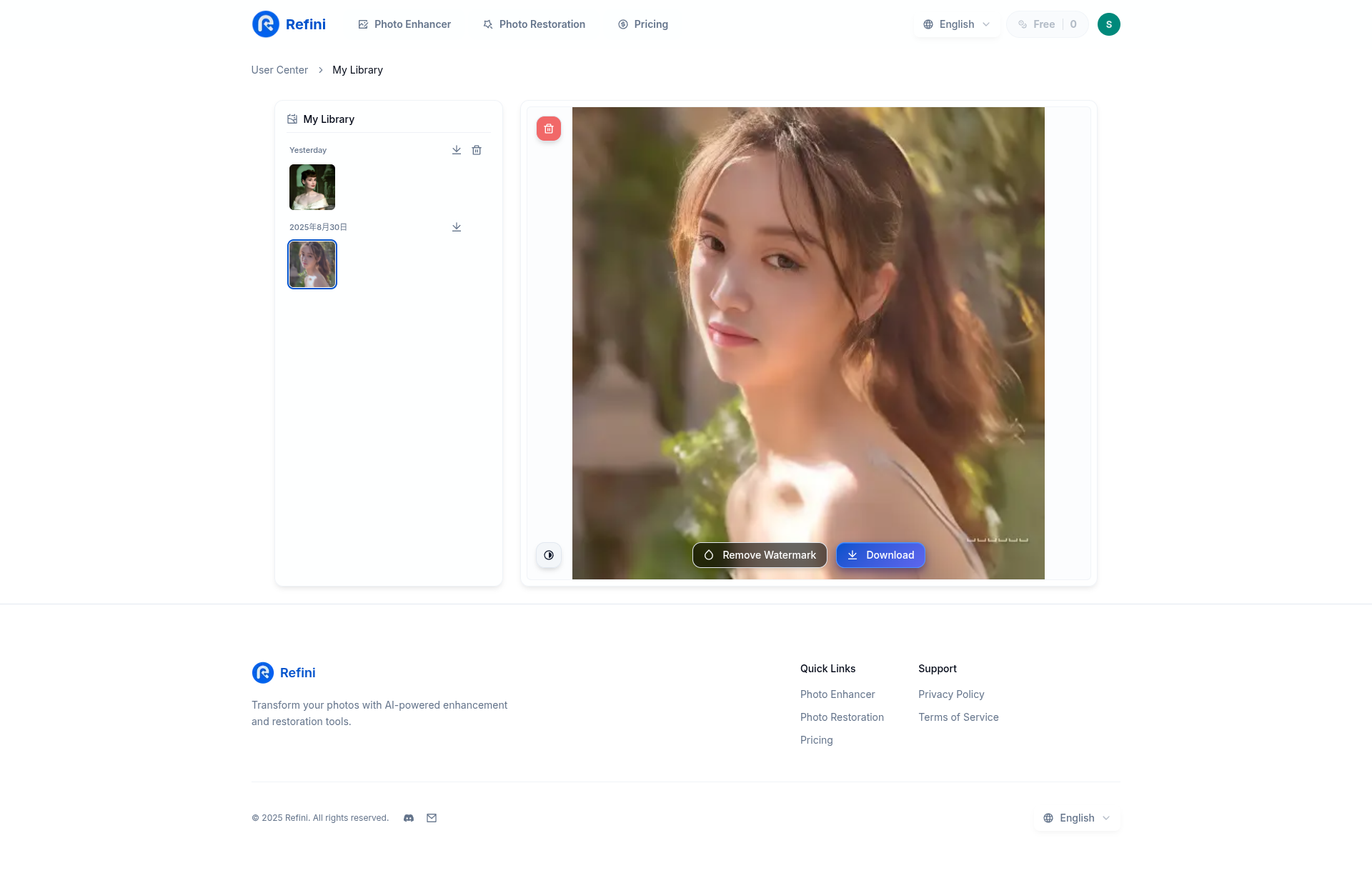 Refini.ai library