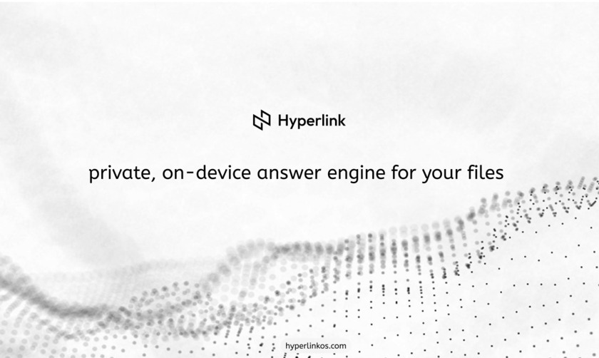 Hyperlink by Nexa AI Landing Page