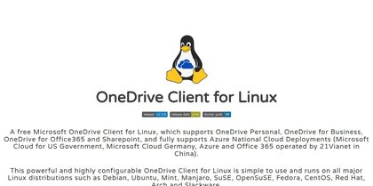 OneDrive Client for Linux image