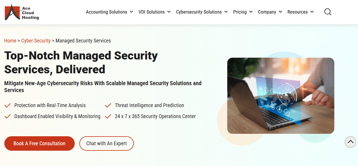 Ace Cloud Hosting Managed Security Services - Ace Cloud Hosting