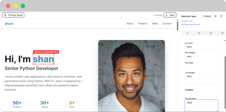 Comarketer.dev Comarketer Drag-and-Drop Visual Editor