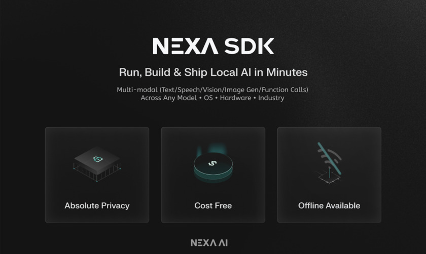 Nexa SDK Landing Page
