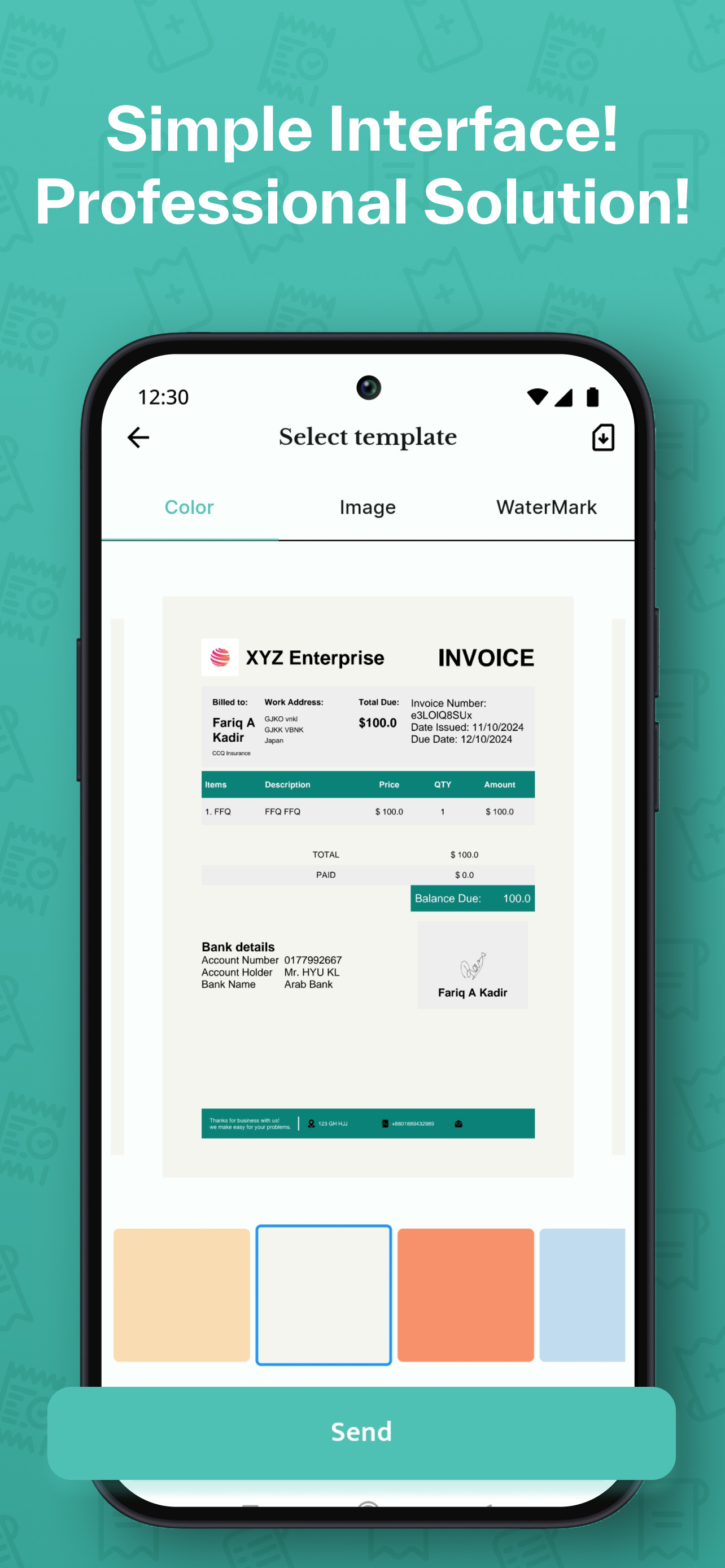 In-Hub.app Invoice Customization