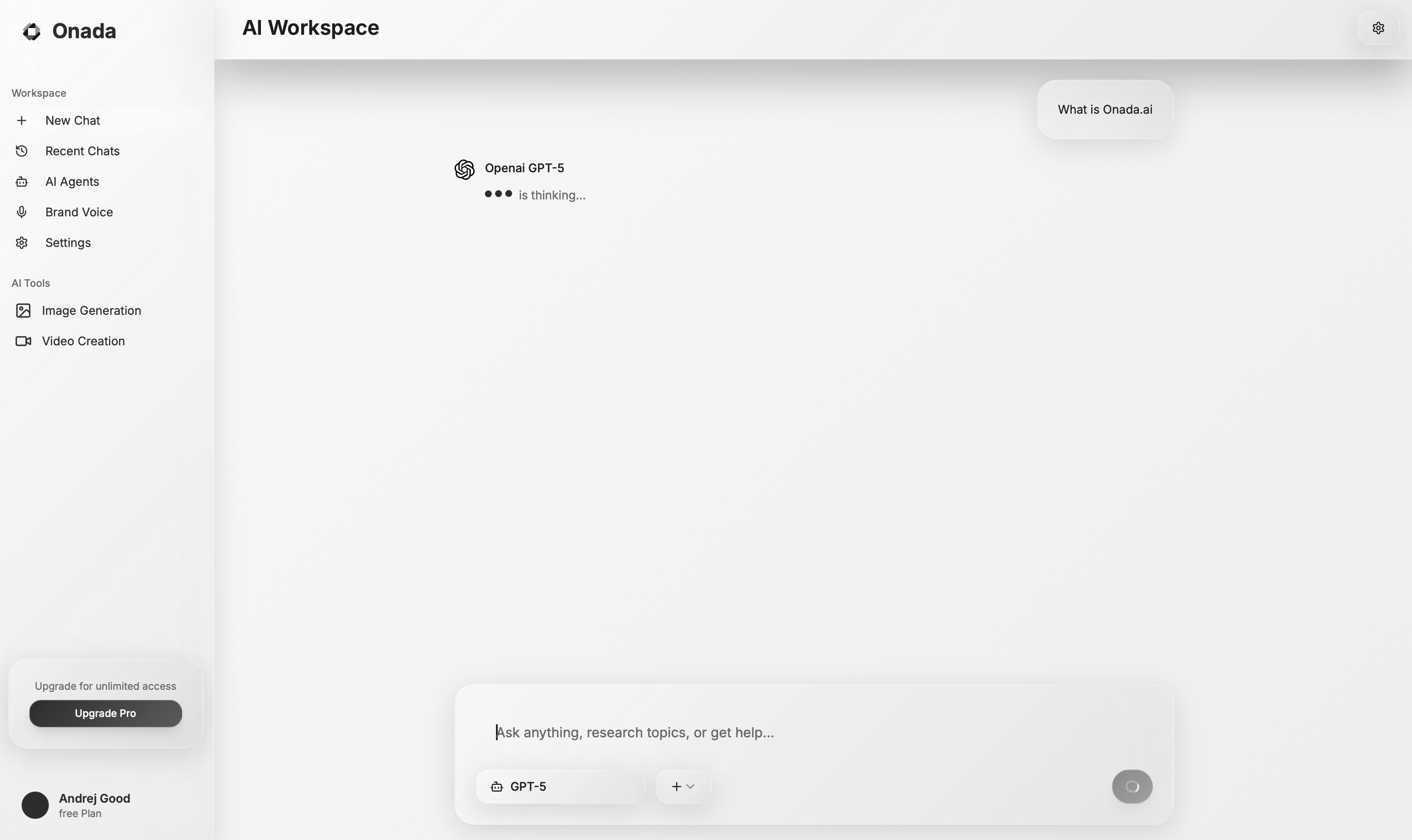 Onada.ai One Unified Workspace