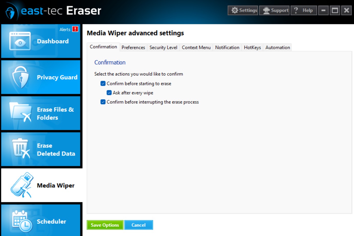 east-tec Eraser Media wiper
