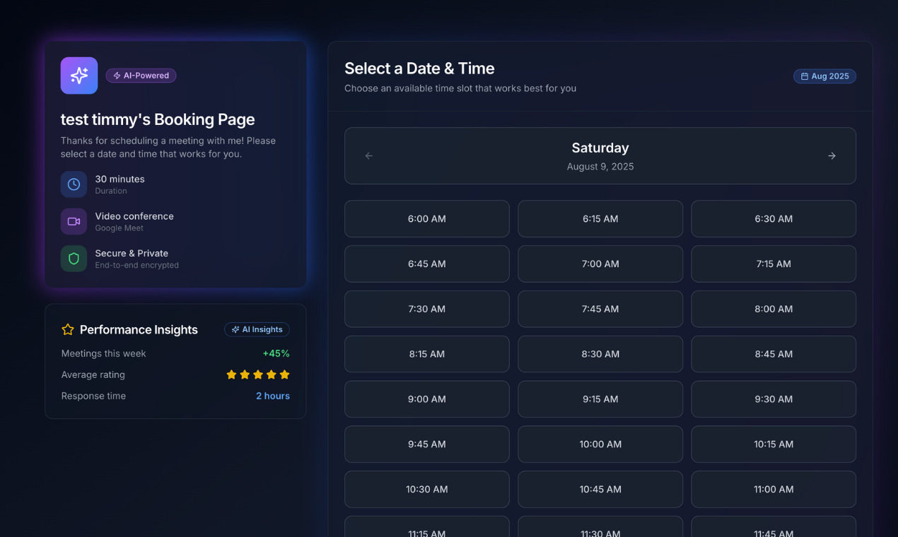 Munger.ai Built In Booking Page, AI Tracks What Books
