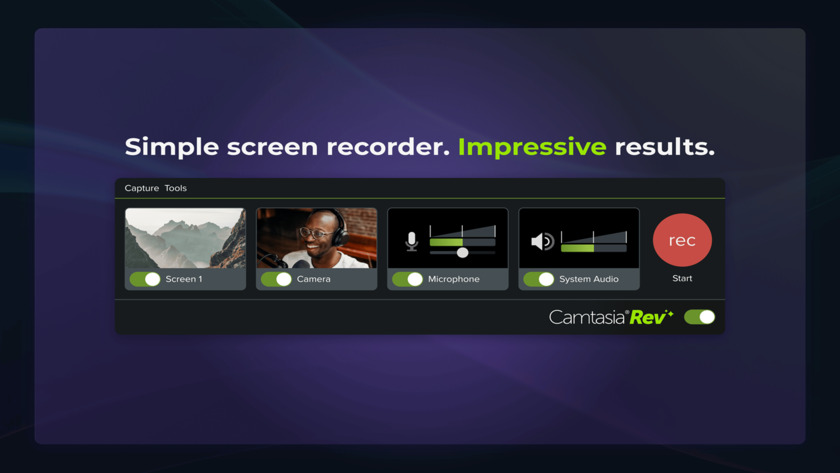 Camtasia Landing Page