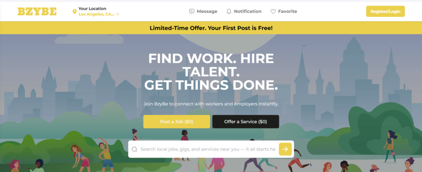 BzyBe Landing Page