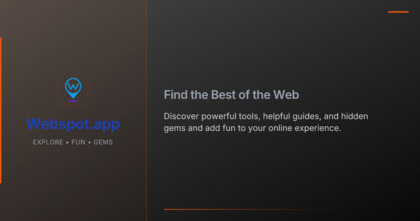 Webspot.app image
