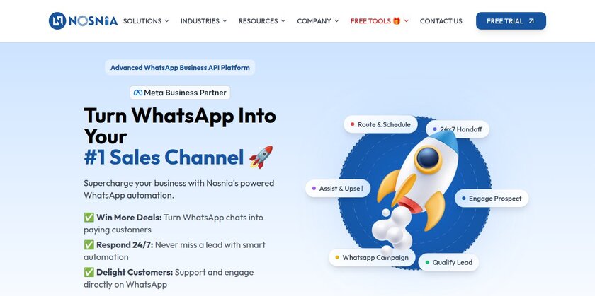 Nosnia.ai Landing Page