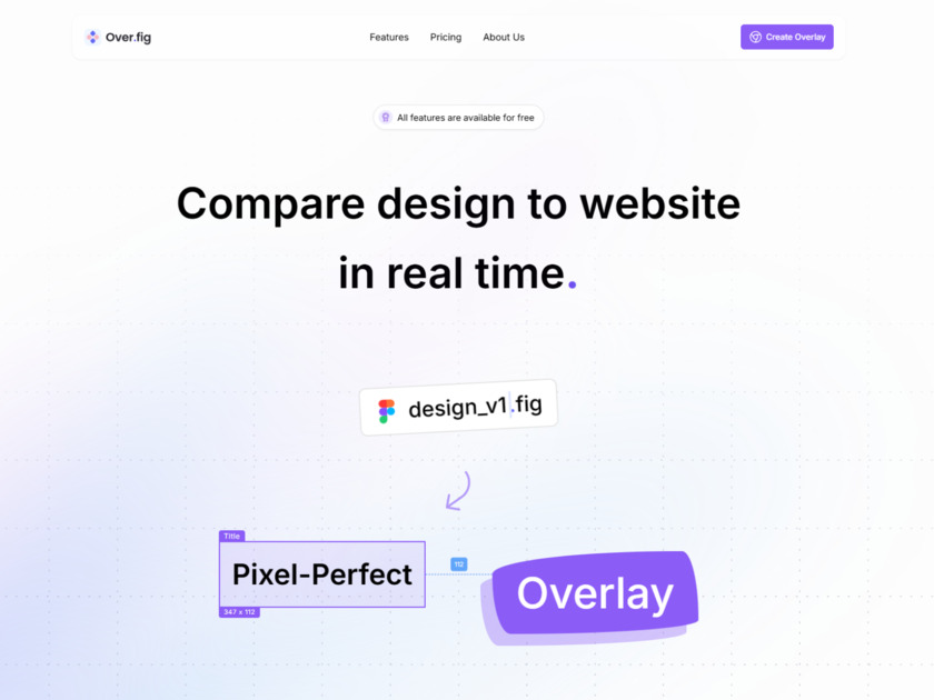 Over.fig Landing Page