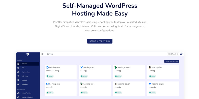 Pivotlar Landing Page