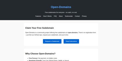 Open Domains image