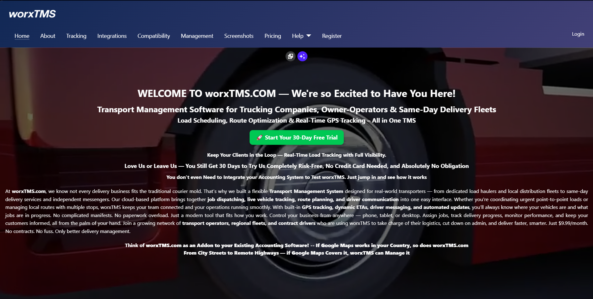worxTMS Home Page