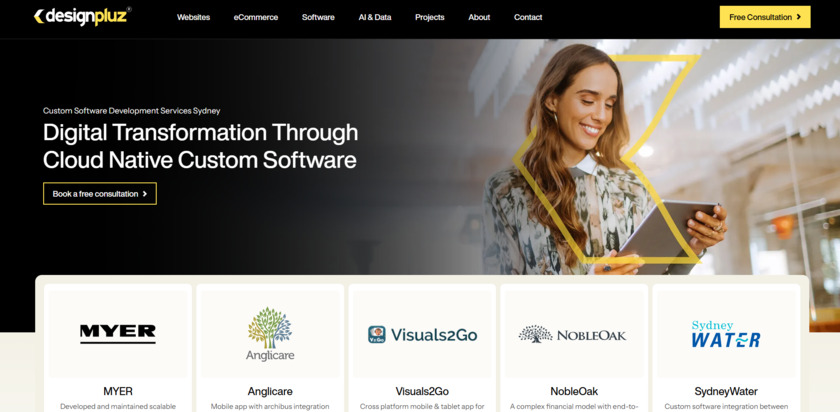 Designpluz Landing Page