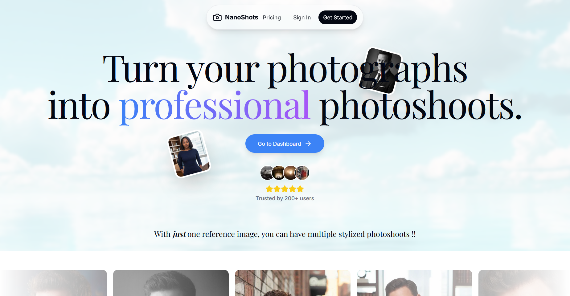 NanoShots.app NanoShots – Your Personal AI Photographer!