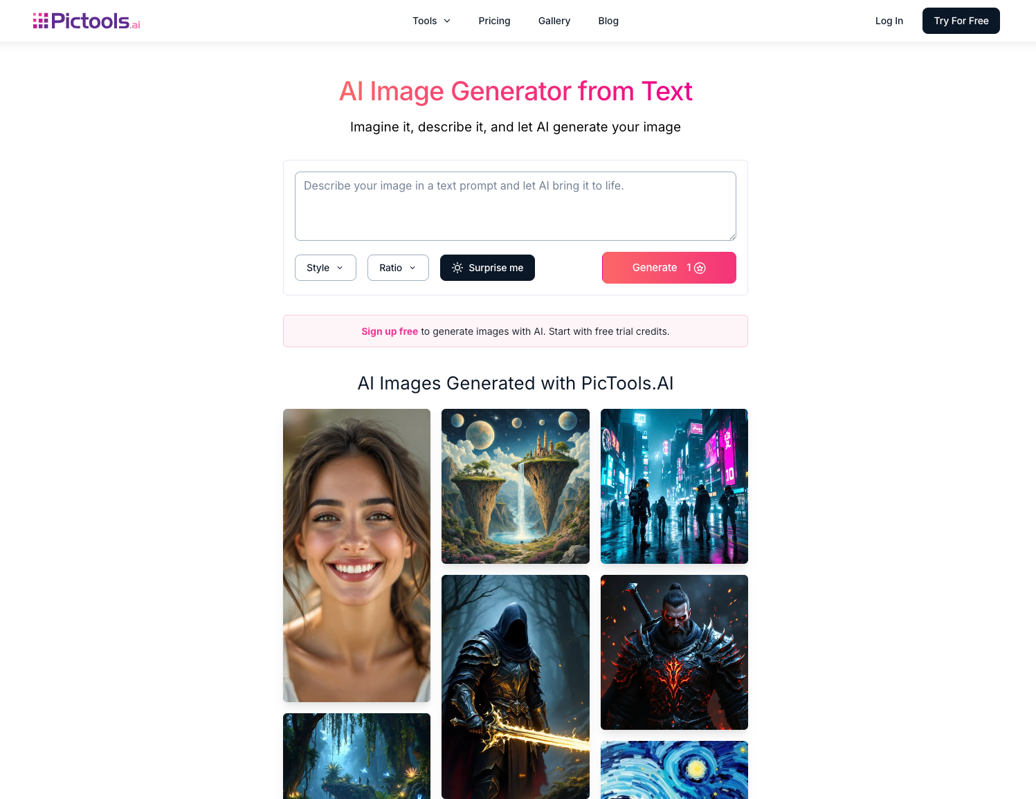 PicTools.AI AI Image Generator