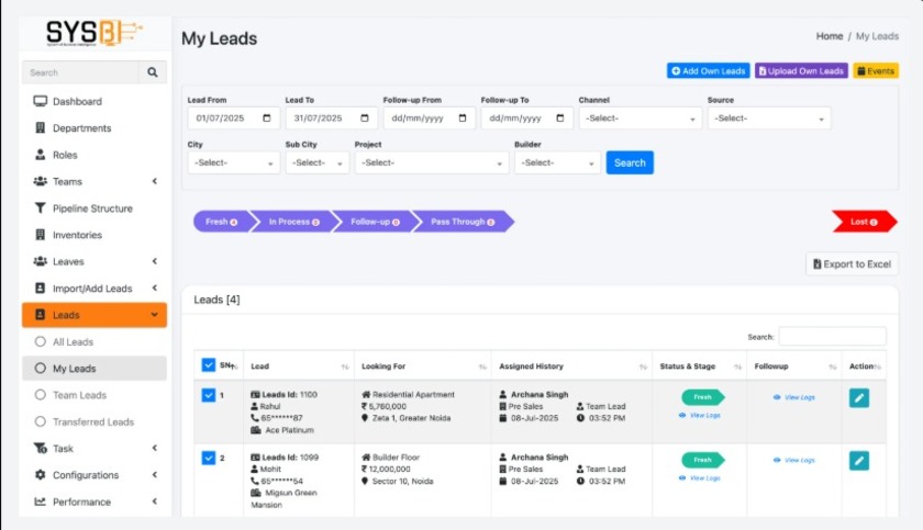 SYSBI Landing Page