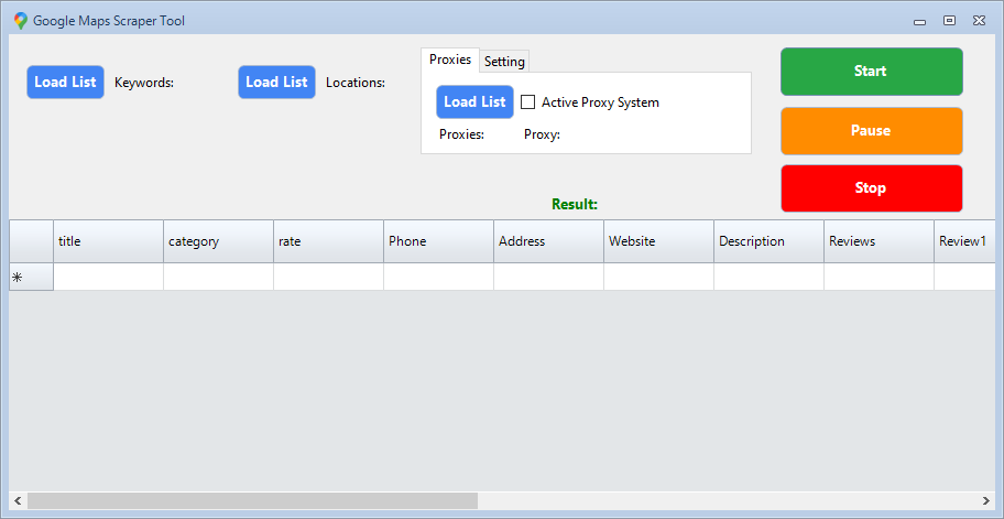 Public Scraper Google Maps Scraper tool