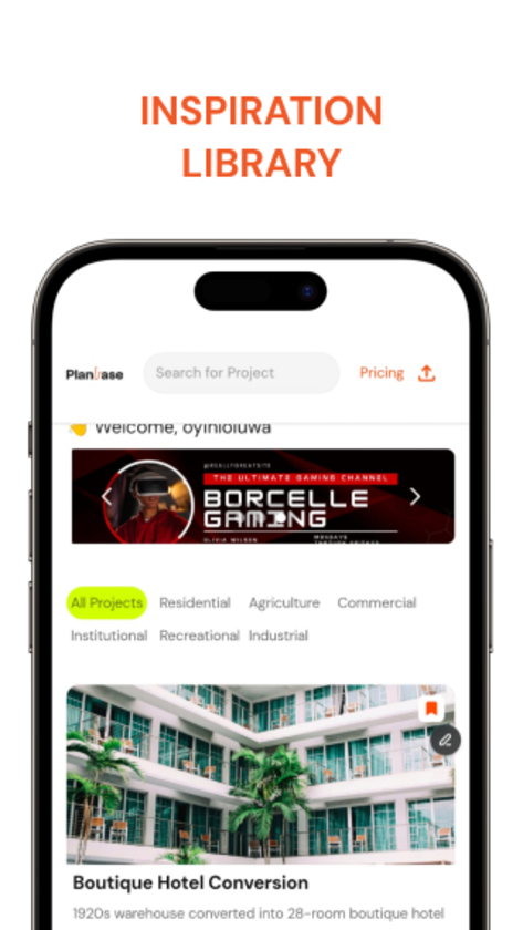 Planbase App Landing Page