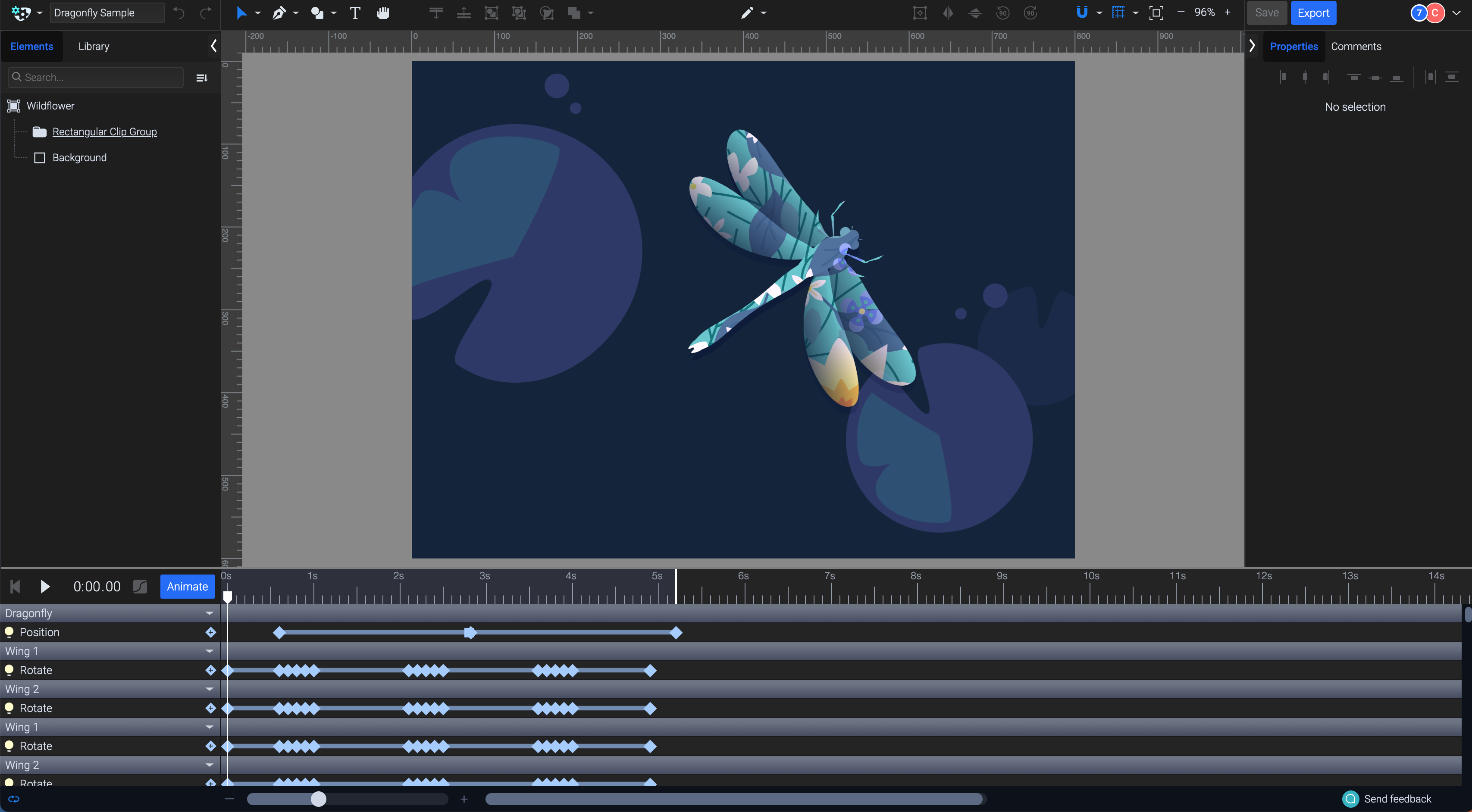 SVGator Keyframe animation