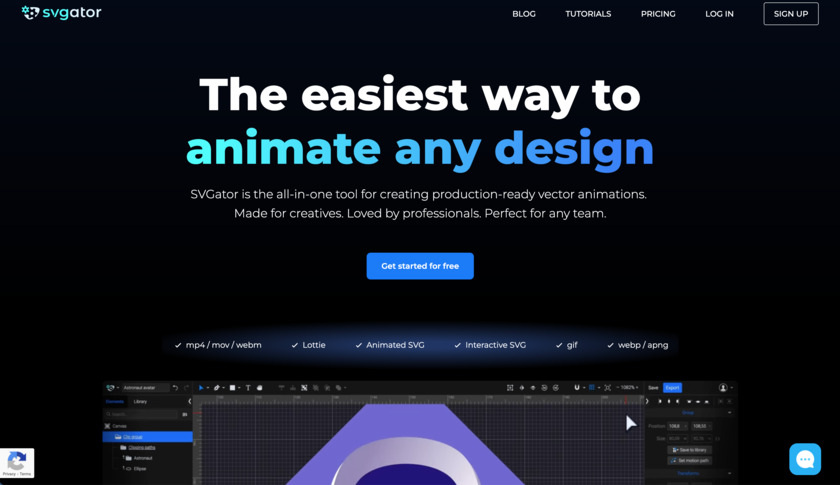 SVGator SVGator Main Page SVGator SVGator Main Page