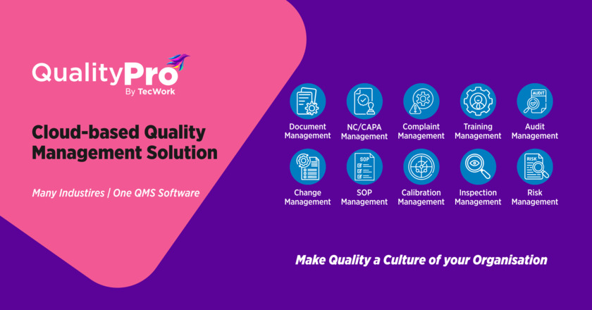 QualityPro by TecWork Landing Page