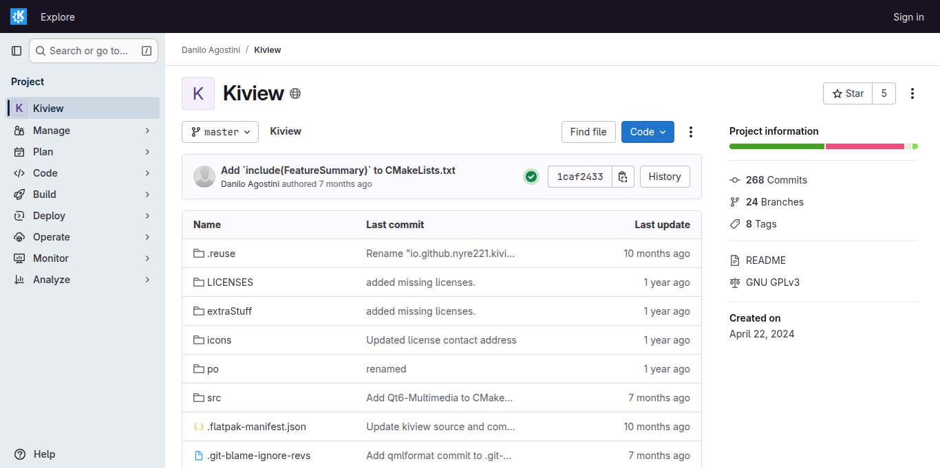 Kiview Landing page