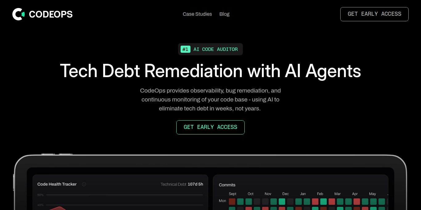 CodeOpps Landing page