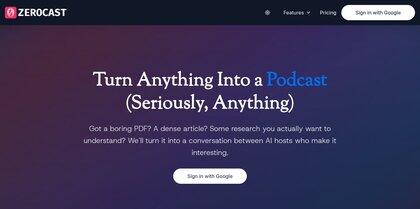 Zerocast image