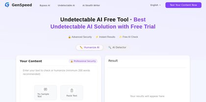 GenSpeed - Undetectable AI image