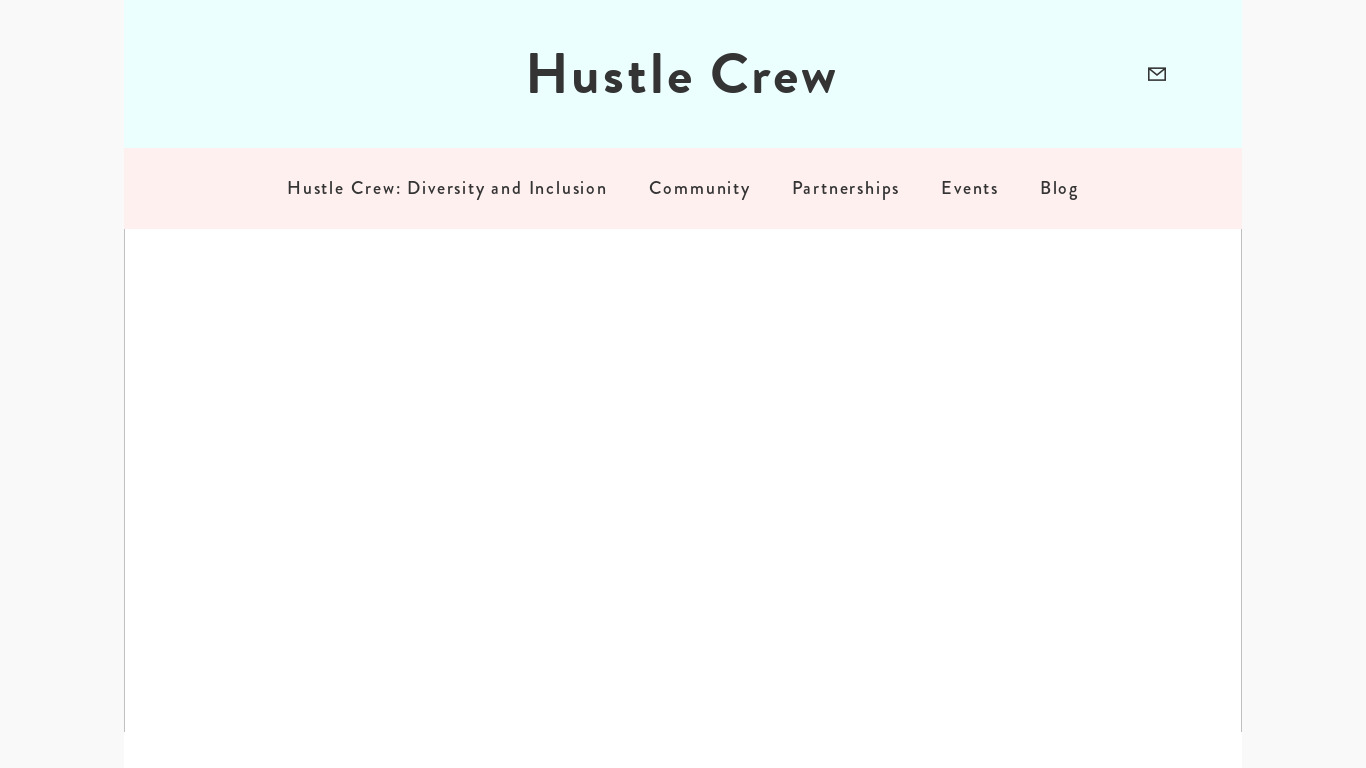 Dream Big. Hustle Hard. Landing page
