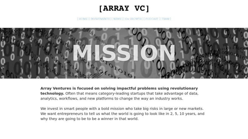 [Array] Podcast Landing Page