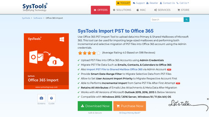 SysTools Office 365 Import image