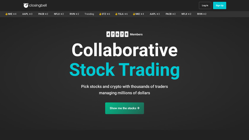 ClosingBell Landing Page