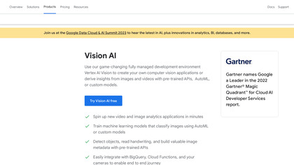 Google Vision AI image