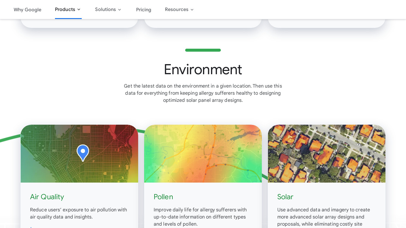 BreezoMeter Landing page