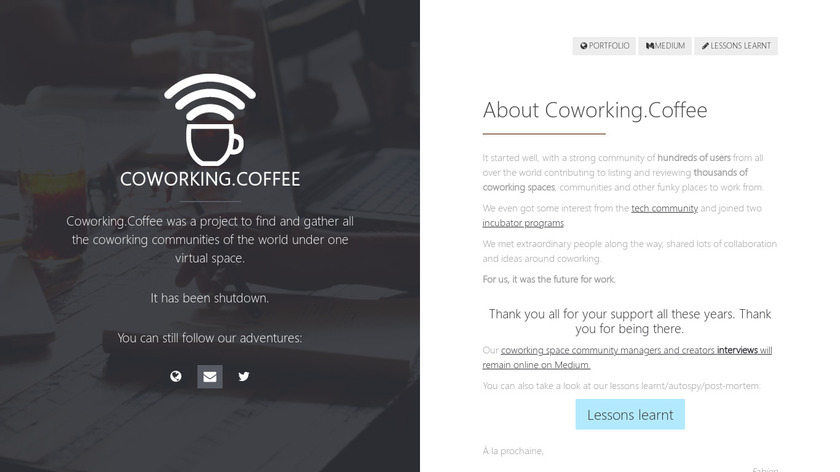 Coworking.Coffee Landing Page
