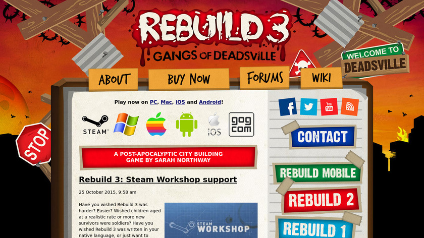 Rebuild Landing Page