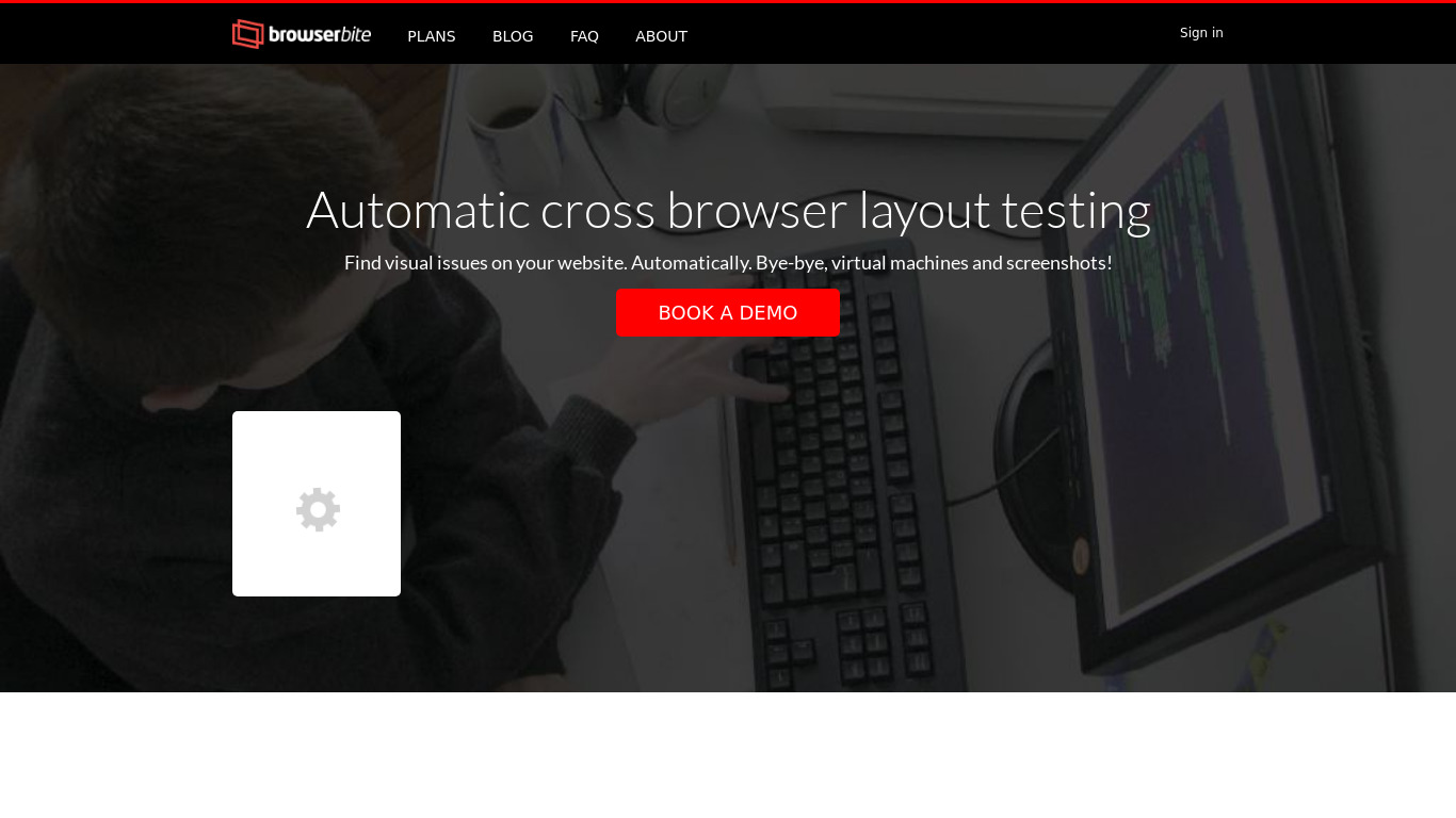 Browserbite Landing page