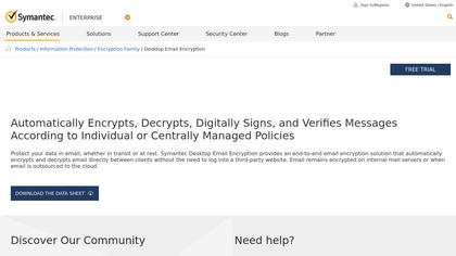 Symantec Desktop Email Encryption image