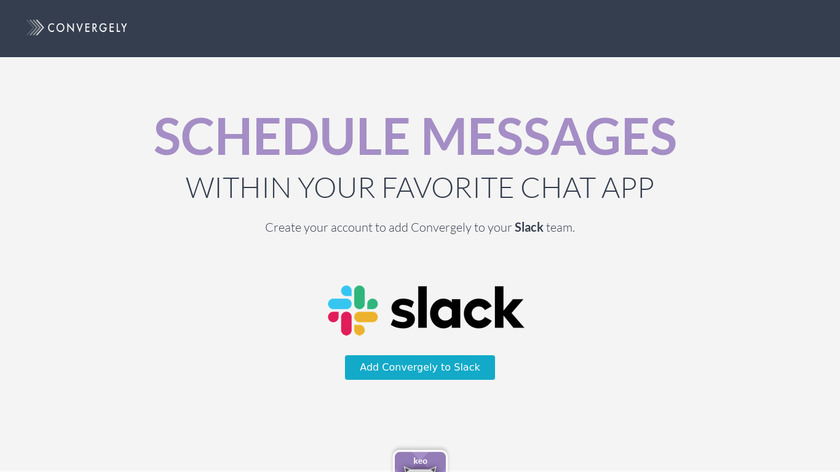 Slater by Convergely Landing Page