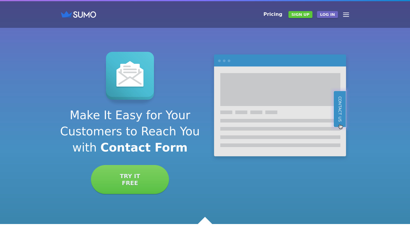 Contact Form Landing page
