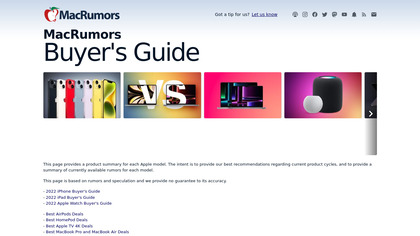 Mac Buyer's Guide image