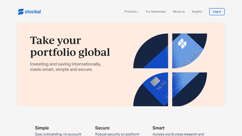 Stockal Landing Page