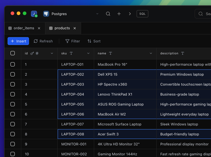 DB Pro screenshot